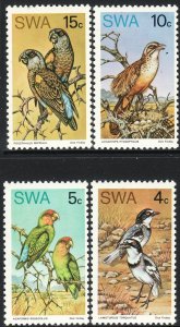1974 South West Africa SWA Rare Birds set Sc# 363 / 366 MVLH CV: $26.00