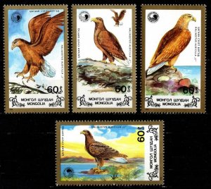 1988 Mongolia 1991-1994 Birds of prey 4,00 €