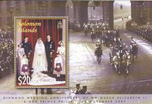 Solomon Isl. # 1094, QE Wedding Anniv, NH, 1/3 Cat..