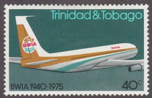 Trinidad & Tobago 253 British West Indian Airways  1975