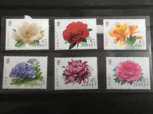 Jersey - Postfris/MNH - Complete set Flowers 2015