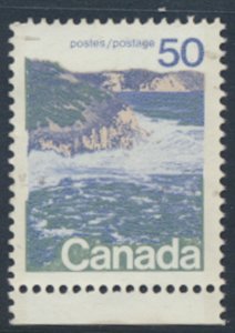 Canada  SC# 598a  SG 706b Used  Seashore Perf 13½   see  details & scans