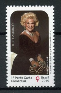 Brazil Famous People Stamps 2019 MNH Hebe Camargo TV Host 1v Set