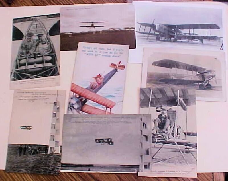 US & FOREIGN BI PLANES CARDS 18 DIFF. MINT