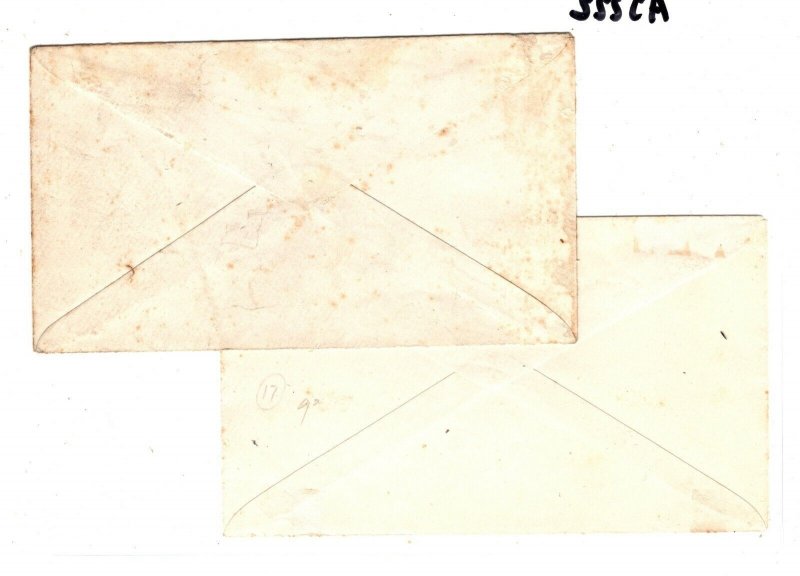 Australia NEW SOUTH WALES Stationery Envelopes{2} *O.S* OFFICIALS 1870s? AJ222
