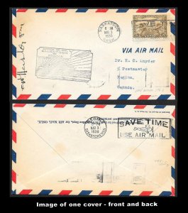 CANADA First Flight Covers (34) all early mostly Postmaster signed