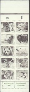 # 1880-1889 ( Bk137 PL#15 ) MINT NEVER HINGED ( MNH ) BOOKLET PANE AMERICAN W...