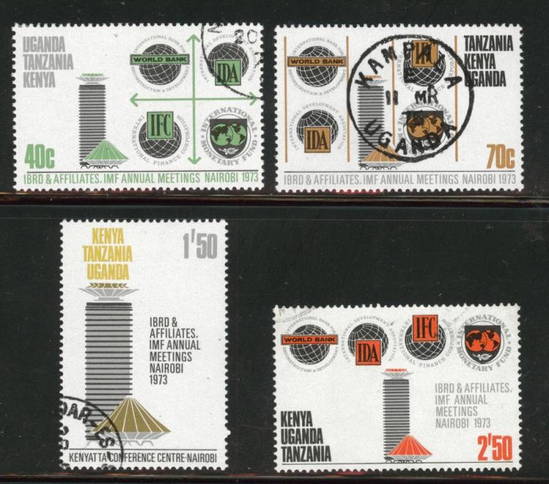 Kenya Ugand Tanganyika, KUT  Scott 267-270 used set