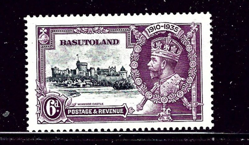 Basutoland 14 MLH 1935 KGV Silver Jubilee   (RR)