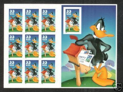 US SCOTT # 3306 DAFFY DUCK MINT SHEET MNH