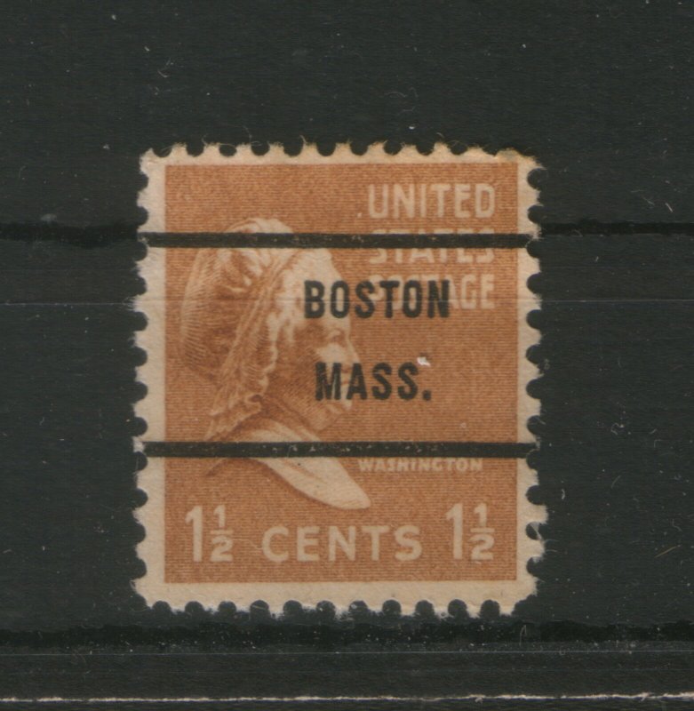 USA-UNUSED STAMP-OVERPRINT BOSTON MASS.