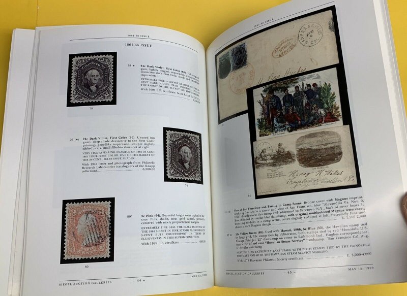 Rarities of the World 1999, Robert A. Siegel Auctions, Sale #811, May 15, 1999