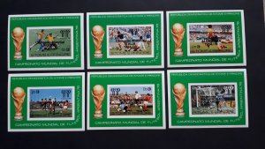 Football - Sao Tome and Principe 1979. overprints ** MNH 6x Bl