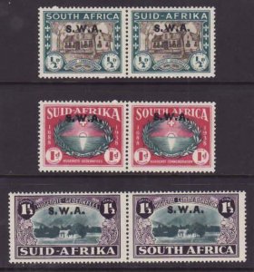 South-West Africa-Sc#B9-11- id9-unused og NH semi-postal set-Voortrekker Centena