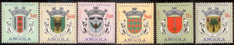 Angola 1963 SC# 462,471-2,475,477,479 MLH-OG E35