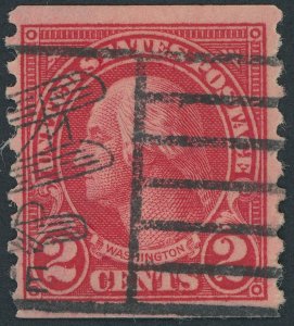 US 599 2 cent Washington; Used; Type II; OG -- See details and scans