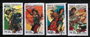 TURKEY - 2006 - USED STAMPS -CARTOON HEROES