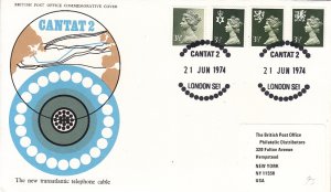 Great Britain 1974 Cover Sc #MH39, #NIMH3, #SMH3, #WMMH3 Machins Cantat 2