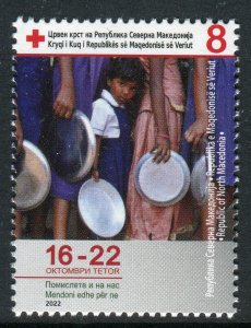 357 - NORTH MACEDONIA 2022 - Red Cross - MNH