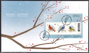 CANADA 2022 BIRDS HOLIDAY BIRDS OISEAUX VOGEL UCCELLO AVES FDC