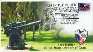 19-234, 2019, War in the Pacific, Pictorial Postmark, Event, Guam, National Hist