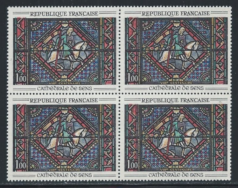 FRANCE SC# 1113-17 B/4 FVF/OG 1965