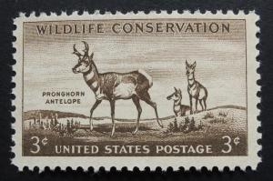 1956 3c Wildlife Conservation Scott 1078 Mint NH