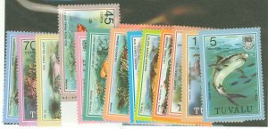 Tuvalu #96-113 Mint (NH) Single (Complete Set)