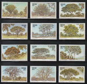 1982 South Africa - Venda - Sc 84-95 - MNH VF - 12 singles - Trees