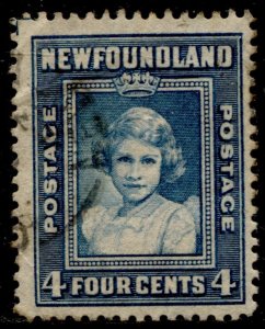 Newfoundland #247 Queen Elizabeth Definitive Issue Used