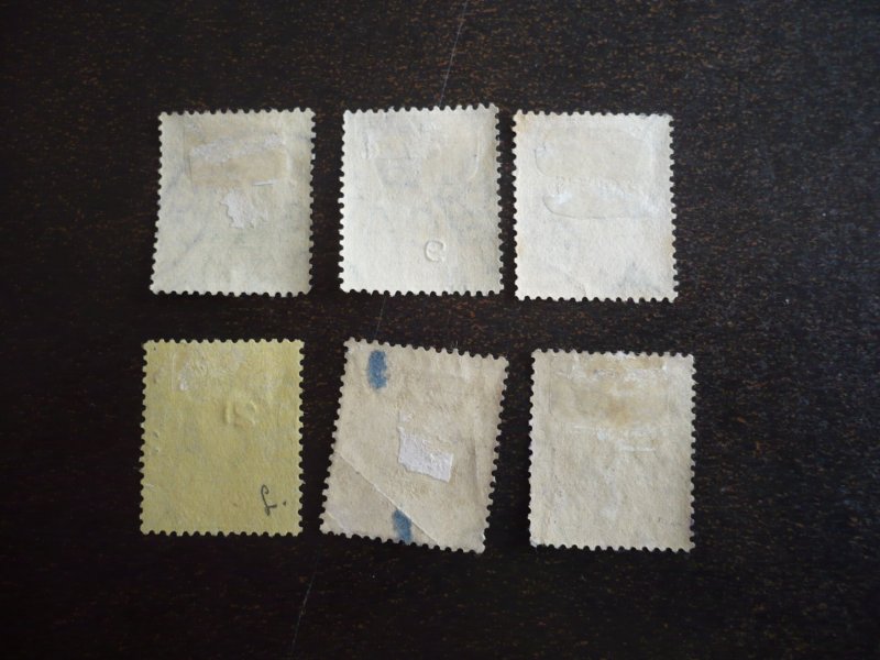 Stamps - Nigeria - Scott# 1,3,4,6,7,8 - Used Part Set of 6 Stamps