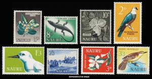 Nauru Scott 49-56 Mint never hinged.