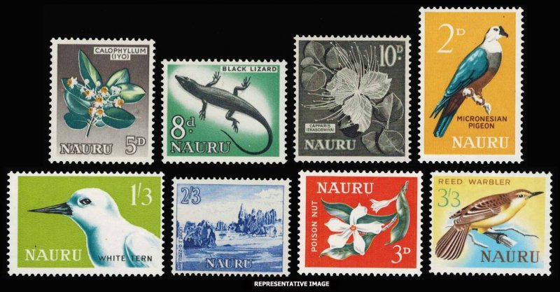 Nauru Scott 49-56 Mint never hinged.