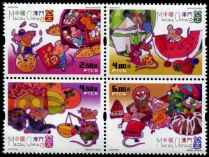 2020 Macau Year of the Rat B4 (Scott 1589) MNH