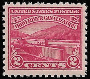 US #682 ESCV $250.00 SUPERB JUMBO mint never hinged, HUGE STAMP!!    PLATE NU...