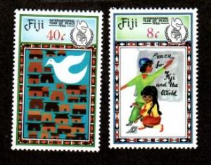 Fiji # 549-550 Mint NH International of Peace!