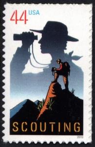 SC#4472 44¢ Boy Scouts of America Centennial Single (2010) SA