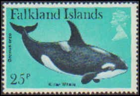 Falkland Islands #298-303  Mint Never Hinged Complete Set ( 6 ), 1980, Whales...