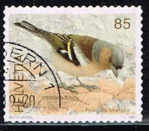 Switzerland,Sc.#1273 used Birds: Chaffinch (Fringilla coelebs)