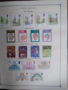 collection on pages Great Britain 1980-84 HX: CV $156