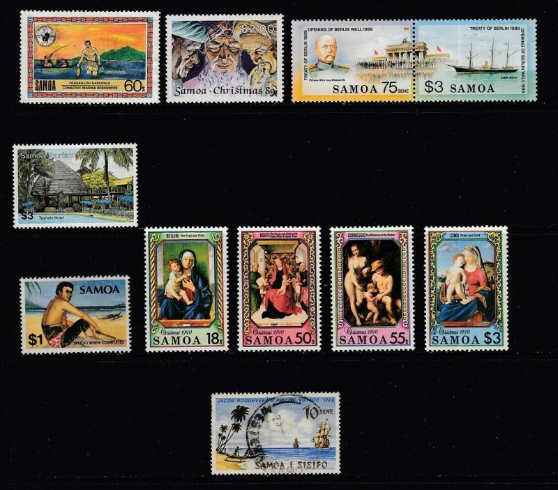 SAMOA - 39 Different - Include Scott #773-4a - Total SCV = $51.30              