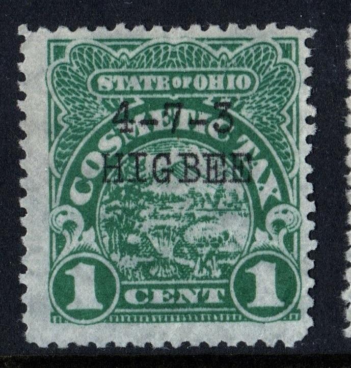 Ohio Cosmetic Tax Stamp: Used