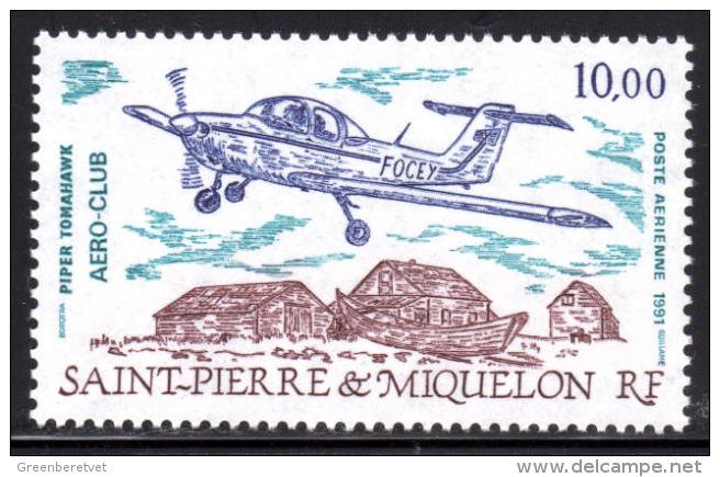 St. Pierre & Miquelon #C67 1991 Piper Tomahawk MNH