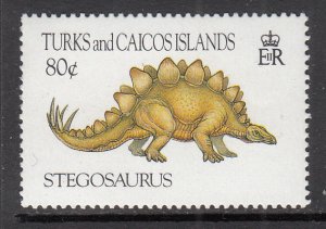 Turks and Caicos 1041 Dinosaur MNH VF