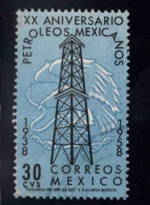 Mexico Scott 903 Used Oil Derrick stamp