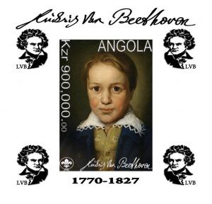 ANGOLA SHEET DELUXE COMPOSERS BEETHOVEN 