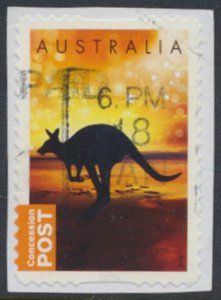 Australia Sc# 4069 Used Concession Kangaroo 2014  see details & scan