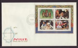 Niue 478a Queen Mother 1986 U/A FDC