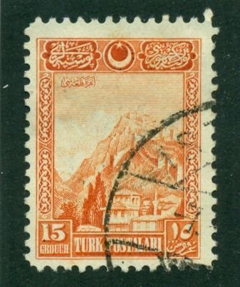 Turkey 1922 #643 U SCV(2024) = $0.40