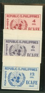 Philippines #516-18 Unused Single (Complete Set)